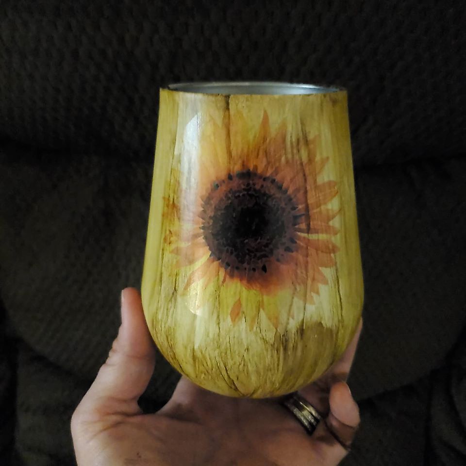 14oz. Sunflower Wine Cup
